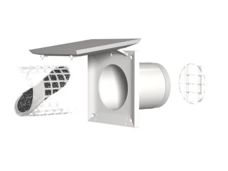 29696-nibe fresh tl 100 - prodlouzeni stenoveho prvku 130 mm